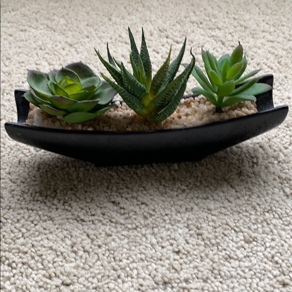 Faux succulent